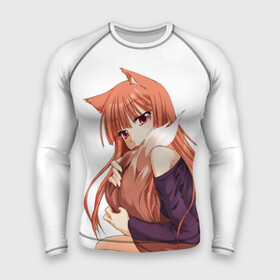 Мужской рашгард 3D с принтом Волчица и пряности в Ухте,  |  | anime | manga | okami to koshinryo | spice and wolf | wolf and spice | аниме | волчица и пряности | волчица и специи | манга | оками то косинрё | ранобэ | холо