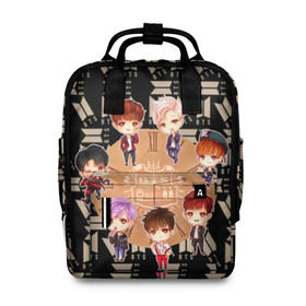 Женский рюкзак 3D BTS: в Ухте, 100% полиэстер | лямки с регулируемой длиной, сверху ручки, чтобы рюкзак нести как сумку. Основное отделение закрывается на молнию, как и внешний карман. Внутри два дополнительных кармана, один из которых закрывается на молнию. По бокам два дополнительных кармашка, куда поместится маленькая бутылочка
 | bangtanboys | bt 21 | bts | bts army | bts stickers | j hope | jimin | jin | jungkook | k pop | rap monster | rapmon | suga | актер | бойбенд | бтс | корея | певец | стикеры bts