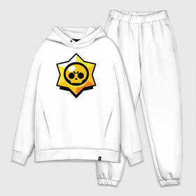 Мужской костюм хлопок OVERSIZE с принтом Brawl Stars в Ухте,  |  | brawl stars | jessie | leon | spike | бравл старс | джесси | леон | спайк