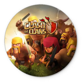 Коврик для мышки круглый с принтом Clash of Clans в Ухте, резина и полиэстер | круглая форма, изображение наносится на всю лицевую часть | base | clan wars | coc | hall | hog rider | royale | town | trap | база | гоблин | золото | клеш оф кленс | кок | крепость | кристаллы | трофей | эликсир