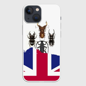 Чехол для iPhone 13 mini Жуки: в Ухте,  |  | england | flag | the beatles | англия | жуки | флаг