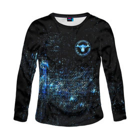 Женский лонгслив 3D с принтом Star Trek в Ухте, 100% полиэстер | длинные рукава, круглый вырез горловины, полуприлегающий силуэт | captain | chekov | chris | discovery | enterprise | khan | kirk | ncc | pine | spock | star | trek | джеймс | дискавери | капитан | кирк | спок | стартрек