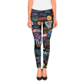 Леггинсы 3D Баскетбол: в Ухте, 80% полиэстер, 20% эластан | Эластичный пояс, зауженные к низу, низкая посадка | ball | basketball | best | collage | cool | dude | font | inscription | mesh | ring | sports | stars | super | баскетбол | звезды | коллаж | кольцо | крутой | лучший | мяч | надпись | сетка | спорт | супер | чувак | шрифт