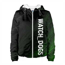 Женская куртка 3D с принтом WATCH DOGS в Ухте, ткань верха — 100% полиэстер, подклад — флис | прямой крой, подол и капюшон оформлены резинкой с фиксаторами, два кармана без застежек по бокам, один большой потайной карман на груди. Карман на груди застегивается на липучку | action | ct os | ded sec | fox | gamer | hacker | player | watch dogs | watch dogs 2 | знак лиса | игра | компьютерная игра | хакер