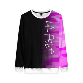 Женский свитшот 3D с принтом LIL PEEP в Ухте, 100% полиэстер с мягким внутренним слоем | круглый вырез горловины, мягкая резинка на манжетах и поясе, свободная посадка по фигуре | camo | lil peep | lil prince | logo | military | music | pink | rap | зарубежная музыка | зарубежные | камуфляж | лил пип | лого | маленький принц | милитари | музыка | реп | розовый