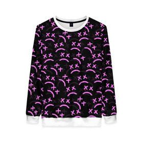 Женский свитшот 3D с принтом LIL PEEP в Ухте, 100% полиэстер с мягким внутренним слоем | круглый вырез горловины, мягкая резинка на манжетах и поясе, свободная посадка по фигуре | lil peep | lil prince | logo | music | pink | rap | зарубежная музыка | зарубежные | лил пип | лого | маленький принц | музыка | реп | розовый