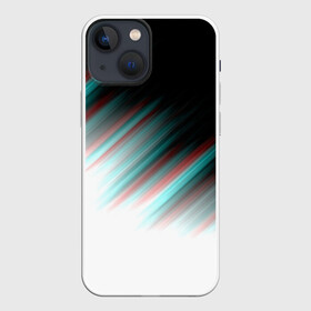 Чехол для iPhone 13 mini с принтом GLITCH STRIPES в Ухте,  |  | abstract | colors | glitch | lines | paints | pattern | stripes | texture | абстракция | глитч | краски | полосы | узор