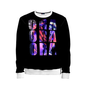 Детский свитшот 3D с принтом JoJo Bizarre Adventure в Ухте, 100% полиэстер | свободная посадка, прямой крой, мягкая тканевая резинка на рукавах и понизу свитшота | anime | aureo | jojo | jojos | jojos bizarre adventure | vento | боевик | джоджо | иероглиф | манга | приключения | стиль | ужасы | фэнтези | япония