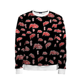 Детский свитшот 3D с принтом JoJo Bizarre Adventure в Ухте, 100% полиэстер | свободная посадка, прямой крой, мягкая тканевая резинка на рукавах и понизу свитшота | anime | aureo | jojo | jojos | jojos bizarre adventure | vento | боевик | джоджо | иероглиф | манга | приключения | стиль | ужасы | фэнтези | япония