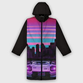 Дождевик унисекс 3D с принтом неон в Ухте,  |  | арт | винтаж | графика | диско | неон | ретро | рисунок