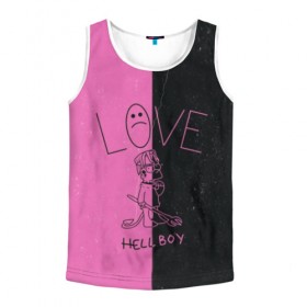 Мужская майка 3D с принтом Lil Peep в Ухте, 100% полиэстер | круглая горловина, приталенный силуэт, длина до линии бедра. Пройма и горловина окантованы тонкой бейкой | awful things | gustav | lil peep | густав ор | клауд | клауд рэп | лил | лили | певец | пееп | пеп | пип | пост эмо | реп | репер | рэп | рэпер | трэп | хип | хип хоп | хоп | эмо трэп