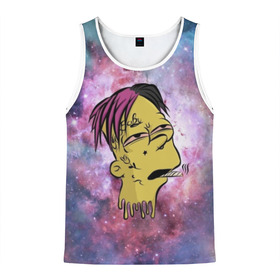 Мужская майка 3D с принтом Lil Peep в Ухте, 100% полиэстер | круглая горловина, приталенный силуэт, длина до линии бедра. Пройма и горловина окантованы тонкой бейкой | awful things | gustav | lil peep | густав ор | клауд | клауд рэп | лил | лили | певец | пееп | пеп | пип | пост эмо | реп | репер | рэп | рэпер | трэп | хип | хип хоп | хоп | эмо трэп