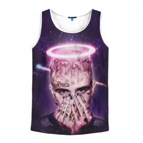 Мужская майка 3D с принтом Lil Peep в Ухте, 100% полиэстер | круглая горловина, приталенный силуэт, длина до линии бедра. Пройма и горловина окантованы тонкой бейкой | awful things | gustav | lil peep | густав ор | клауд | клауд рэп | лил | лили | певец | пееп | пеп | пип | пост эмо | реп | репер | рэп | рэпер | трэп | хип | хип хоп | хоп | эмо трэп