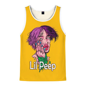 Мужская майка 3D с принтом Lil Peep в Ухте, 100% полиэстер | круглая горловина, приталенный силуэт, длина до линии бедра. Пройма и горловина окантованы тонкой бейкой | awful things | gustav | lil peep | густав ор | клауд | клауд рэп | лил | лили | певец | пееп | пеп | пип | пост эмо | реп | репер | рэп | рэпер | трэп | хип | хип хоп | хоп | эмо трэп