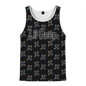 Мужская майка 3D с принтом Lil Peep в Ухте, 100% полиэстер | круглая горловина, приталенный силуэт, длина до линии бедра. Пройма и горловина окантованы тонкой бейкой | awful things | gustav | lil peep | густав ор | клауд | клауд рэп | лил | лили | певец | пееп | пеп | пип | пост эмо | реп | репер | рэп | рэпер | трэп | хип | хип хоп | хоп | эмо трэп