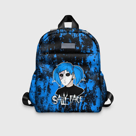 Детский рюкзак 3D с принтом SALLY FACE в Ухте, 100% полиэстер | лямки с регулируемой длиной, сверху петелька, чтобы рюкзак можно было повесить на вешалку. Основное отделение закрывается на молнию, как и внешний карман. Внутри дополнительный карман. По бокам два дополнительных кармашка | Тематика изображения на принте: blue | diane | face | fisher | gizmo | henry | johnson | killer | larry | sally | генри | гизмо | джонсон | диана | ларри | лицо | парень в маске | салли | фейс | фишер