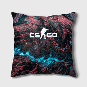 Подушка 3D с принтом CS GO HYPER BEAST в Ухте, наволочка – 100% полиэстер, наполнитель – холлофайбер (легкий наполнитель, не вызывает аллергию). | состоит из подушки и наволочки. Наволочка на молнии, легко снимается для стирки | action | astralis | awp | counter strike | cs go | cs go global offensive | cybersport | faze clan | game | gamer | hyper beast | shooter | skin | team liquid | киберспорт | оружие | скины