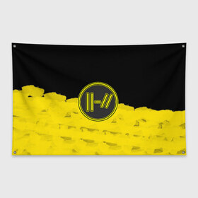 Флаг-баннер Twenty one pilots: в Ухте, 100% полиэстер | размер 67 х 109 см, плотность ткани — 95 г/м2; по краям флага есть четыре люверса для крепления | 21 pilots | josh dun | music | rock | twenty one pilots | tyler joseph | джош дан | музыка | рок | тайлер джозеф