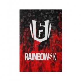 Обложка для паспорта матовая кожа RAINBOW SIX | SIEGE: в Ухте, натуральная матовая кожа | размер 19,3 х 13,7 см; прозрачные пластиковые крепления |