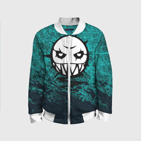 Детский бомбер 3D с принтом R6S ЭЛА в Ухте, 100% полиэстер | застегивается на молнию, по бокам два кармана без застежек, мягкие манжеты, по низу бомбера и на воротнике — эластичная резинка | Тематика изображения на принте: 6 | cybersport | esport | logo | pro league | rainbow | rainbow six siege | six | team | киберспорт | лого | радуга осада | эла.ela