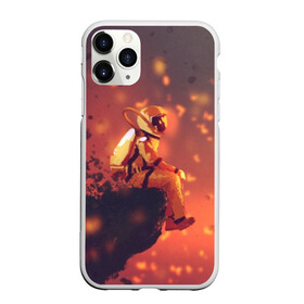 Чехол для iPhone 11 Pro Max матовый с принтом Космонавт на обрыве в Ухте, Силикон |  | арт | астронавт | астрономический арт | астрономия | космический арт | космонавт | космос | космос арт | красивый арт | обрыв