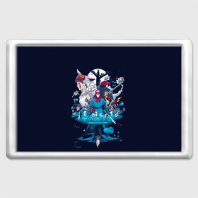 Магнит 45*70 с принтом Mononoke Hime в Ухте, Пластик | Размер: 78*52 мм; Размер печати: 70*45 | Тематика изображения на принте: mononoke hime | princess mononoke