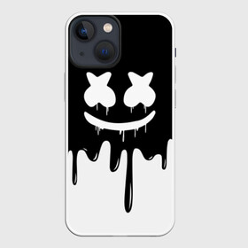 Чехол для iPhone 13 mini с принтом MARSHMELLO в Ухте,  |  | black  white | colors | dj | marshmello | paints | usa | америка | клубная музыка | краски | маршмелло | музыка | музыкант