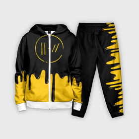 Детский костюм 3D с принтом TWENTY ONE PILOTS в Ухте,  |  | 21 pilots | 21p | colors | music | paints | rock | top | trench | twenty one pilots | брызги | группа | краска | музыка | рок
