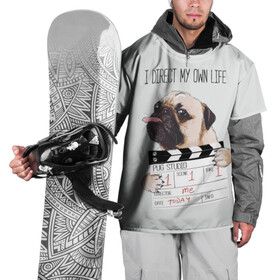 Накидка на куртку 3D с принтом I direct my own life в Ухте, 100% полиэстер |  | animal | board | direct | dog | his | i | life | pug | slate | the inscription | грифельная | доска | животное | жизнь | мопс | надпись | направляю | свою | собака | я