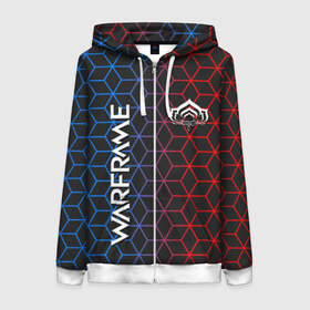Женская толстовка 3D на молнии с принтом WARFRAME в Ухте, 100% полиэстер | длина до линии бедра, манжеты и пояс оформлены мягкой тканевой резинкой, двухслойный капюшон со шнурком для регулировки, спереди молния, по бокам два кармана | lotus | warframe | warframe 2019 | warframe lotus | warframe арчвинг | warframe реликвии | варфрейм | варфрейм прайм | варфрэйм лотос | игра warframe | лотос | ревенант варфрейм | эквинокс.