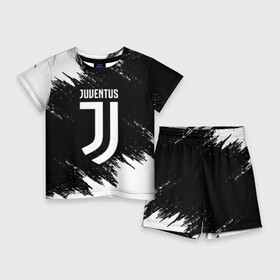 Детский костюм с шортами 3D с принтом JUVENTUS SPORT в Ухте,  |  | cr7 | fc | football | football club | juve | juventus | ronaldo | sport | роналдо | спорт | спортивные | униформа | фирменные цвета | фк | футбол | футбольный клуб | ювентус