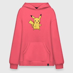 Худи SuperOversize хлопок с принтом Hello в Ухте, 70% хлопок, 30% полиэстер, мягкий начес внутри | карман-кенгуру, эластичная резинка на манжетах и по нижней кромке, двухслойный капюшон
 | detective pikachu | pikachu | pokeball | pokemon | детектив пикачу | пикачу | покебол | покемон