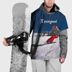 Накидка на куртку 3D с принтом Rossignol в Ухте, 100% полиэстер |  | france | movement | rossignol | snow | speed | вершина | горные лыжи | горы | движение | скорость | снег | франция