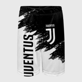 Детские спортивные шорты 3D с принтом JUVENTUS SPORT в Ухте,  100% полиэстер
 | пояс оформлен широкой мягкой резинкой, ткань тянется
 | black and white | cr7 | fc | football | football club | juve | juventus | ronaldo | sport | роналдо | спорт | спортивные | униформа | фирменные цвета | фк | футбол | футбольный клуб | черно белый | ювентус