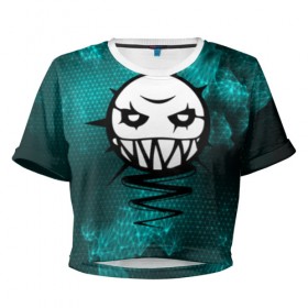 Женская футболка Cropp-top с принтом RAINBOW SIX | SIEGE в Ухте, 100% полиэстер | круглая горловина, длина футболки до линии талии, рукава с отворотами | 6 | cybersport | ela | esport | logo | outbreak | pro league | rainbow | rainbow six siege | six | skell technology | team | tom clancys | киберспорт | лого | радуга осада | эла