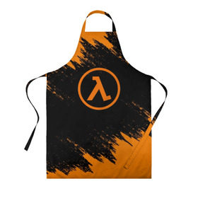 Фартук 3D с принтом HALF-LIFE в Ухте, 100% полиэстер | общий размер — 65 х 85 см, ширина нагрудника — 26 см, горловина — 53 см, длина завязок — 54 см, общий обхват в поясе — 173 см. Принт на завязках и на горловине наносится с двух сторон, на основной части фартука — только с внешней стороны | aperture laboratorie | black mesa | gordon freeman | half life | half life 3 | logo | valve | блэк меса | вэлв | гордон фриман | игра | лого | монтировка | фантастика | халф лайф