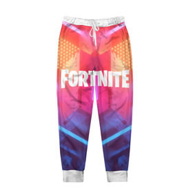 Мужские брюки 3D с принтом FORTNITE SEASON 9 в Ухте, 100% полиэстер | манжеты по низу, эластичный пояс регулируется шнурком, по бокам два кармана без застежек, внутренняя часть кармана из мелкой сетки | 2019 | armor | armour | cybersport | esport | fortnite | game | logo | season 9 | броня | игра | киберспорт | сезон 9 | фиолетовый | фортнайт