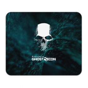 Коврик для мышки прямоугольный с принтом GHOST RECON в Ухте, натуральный каучук | размер 230 х 185 мм; запечатка лицевой стороны | bones | breakpoint | ghost | ghost recon | ghost recon breakpoint | logo | mask | skell technology | skull | tom clancys | tom clancys ghost recon breakpoint | wildlands | лого | маска | призрак | череп