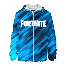 Мужская куртка 3D с принтом FORTNITE FIRE в Ухте, ткань верха — 100% полиэстер, подклад — флис | прямой крой, подол и капюшон оформлены резинкой с фиксаторами, два кармана без застежек по бокам, один большой потайной карман на груди. Карман на груди застегивается на липучку | 
