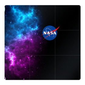 Магнитный плакат 3Х3 с принтом NASA (SPACE) 4.2 в Ухте, Полимерный материал с магнитным слоем | 9 деталей размером 9*9 см | nasa | paint | space | звезды | космос | краска | наса | черная дыра
