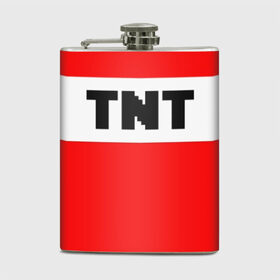 Фляга с принтом TNT в Ухте, металлический корпус | емкость 0,22 л, размер 125 х 94 мм. Виниловая наклейка запечатывается полностью | Тематика изображения на принте: funny | mine | minecraft | mods | noob | pro | skins | story | vs | zombie | инди | конструктор | майнкрафт | моды | нуб | скин | скрипер | шахта