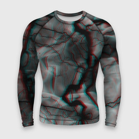 Мужской рашгард 3D с принтом МОЛНИИ GLITCH в Ухте,  |  | battle | battle fire | battle thunder | fire | texture | thunder | битва | битва молний | гроза | молнии | огонь | текстура