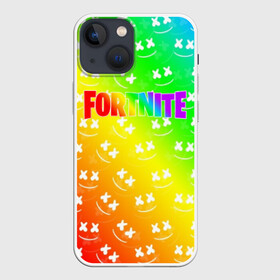 Чехол для iPhone 13 mini с принтом FORTNITE x MARSHMELLO в Ухте,  |  | 2019 | armor | armour | cybersport | dj | esport | fortnite | game | logo | marshmello | season 9 | usa | америка | броня | игра | киберспорт | клубная музыка | маршмелло | музыка | музыкант | сезон 9 |