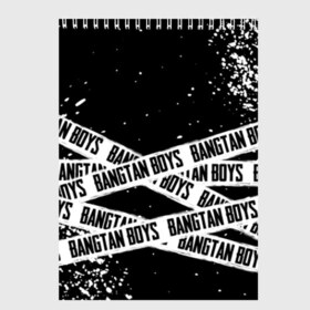 Скетчбук с принтом BTS в Ухте, 100% бумага
 | 48 листов, плотность листов — 100 г/м2, плотность картонной обложки — 250 г/м2. Листы скреплены сверху удобной пружинной спиралью | bangtan boys | bt21 | bts | bts army | bts stickers | j hope | jimin | jin | jungkook | k pop | rap monster | rapmon | suga | v | бтс | корея | стикеры bts