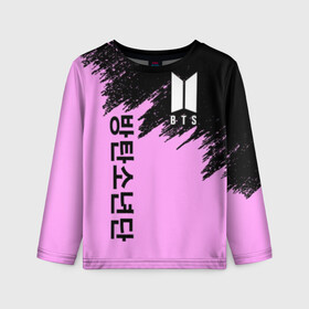 Детский лонгслив 3D с принтом BTS в Ухте, 100% полиэстер | длинные рукава, круглый вырез горловины, полуприлегающий силуэт
 | bangtan boys | bt21 | bts | bts army | bts stickers | j hope | jimin | jin | jungkook | k pop | rap monster | rapmon | suga | v | бтс | корея | стикеры bts