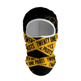 Балаклава 3D с принтом TWENTY ONE PILOTS в Ухте, 100% полиэстер, ткань с особыми свойствами — Activecool | плотность 150–180 г/м2; хорошо тянется, но при этом сохраняет форму. Закрывает шею, вокруг отверстия для глаз кайма. Единый размер | 21 pilots | 21p | music | rock | top | trench | twenty one pilots | группа | музыка | рок