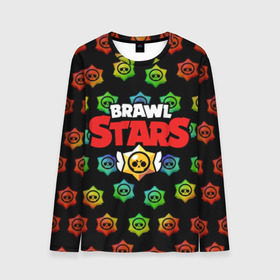 Мужской лонгслив 3D с принтом Brawl Stars в Ухте, 100% полиэстер | длинные рукава, круглый вырез горловины, полуприлегающий силуэт | brawl | brawl st | brawl stars | colt | logo | map | mobo | pattern | poco | shelly | stars | бравл | игра | игры | карта | кольт | лого | мобильные игры | патерн | паттерн | поко | старс | шелли