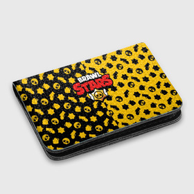 Картхолдер с принтом с принтом BRAWL STARS в Ухте, натуральная матовая кожа | размер 7,3 х 10 см; кардхолдер имеет 4 кармана для карт; | android | brawl stars | games | mobile game | stars | игры | мобильные игры
