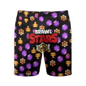 Мужские шорты спортивные с принтом BRAWL STARS в Ухте,  |  | android | brawl stars | games | mobile game | stars | игры | мобильные игры