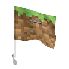 Флаг для автомобиля с принтом MINECRAFT в Ухте, 100% полиэстер | Размер: 30*21 см | blade | blocks | creeper | cubes | game | ken | mine craft | minecraft | mobs | sword | игры | крипер | майн крафт | майнкрафт | моб